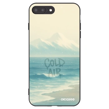Picasee silikonový černý obal pro Apple iPhone 8 Plus - COLD AIR