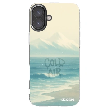 Picasee silikonový průhledný obal pro Apple iPhone 16 Plus - COLD AIR