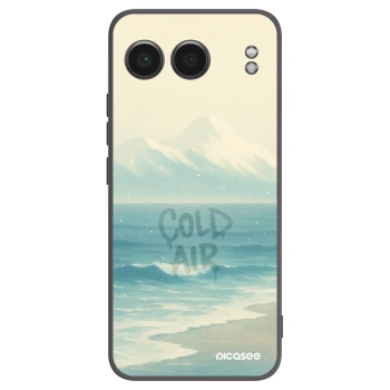 Picasee silikonový černý obal pro OnePlus Nord 4 - COLD AIR
