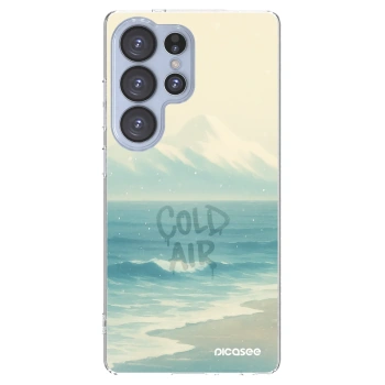 Picasee silikonový průhledný obal pro Samsung Galaxy S25 Ultra 5G - COLD AIR