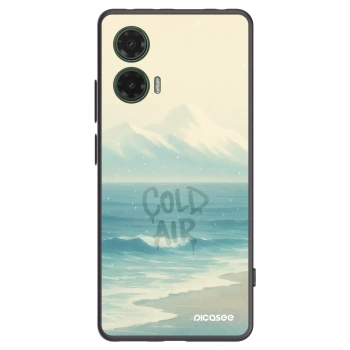 Picasee silikonový černý obal pro Motorola Moto G35 5G - COLD AIR