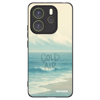 Picasee silikonový černý obal pro Xiaomi Redmi Note 14 4G - COLD AIR