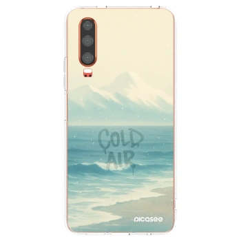 Picasee silikonový průhledný obal pro Huawei P30 - COLD AIR