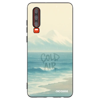 Picasee silikonový černý obal pro Huawei P30 - COLD AIR