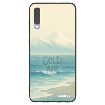 Picasee silikonový černý obal pro Samsung Galaxy A70 A705F - COLD AIR