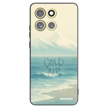 Picasee silikonový černý obal pro Motorola Moto G86 5G - COLD AIR