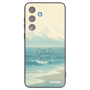 Picasee silikonový černý obal pro Samsung Galaxy S25 FE 5G - COLD AIR