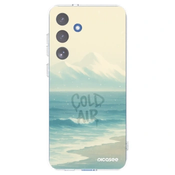 Picasee silikonový průhledný obal pro Samsung Galaxy S25 FE 5G - COLD AIR