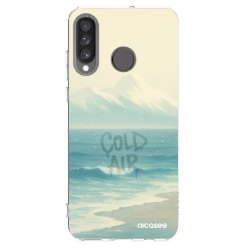 Picasee silikonový průhledný obal pro Huawei P30 Lite - COLD AIR