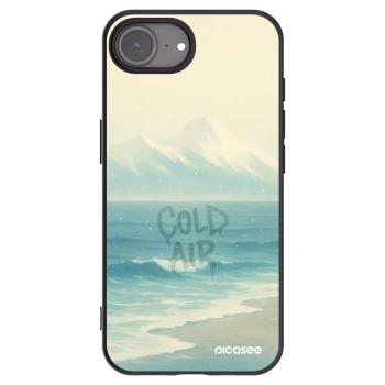 Picasee silikonový černý obal pro Apple iPhone 17e - COLD AIR