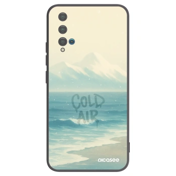 Picasee silikonový černý obal pro Huawei Nova 5T - COLD AIR