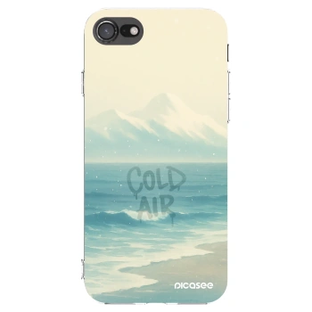 Picasee silikonový průhledný obal pro Apple iPhone SE 2020 - COLD AIR