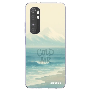 Picasee silikonový průhledný obal pro Xiaomi Mi Note 10 Lite - COLD AIR