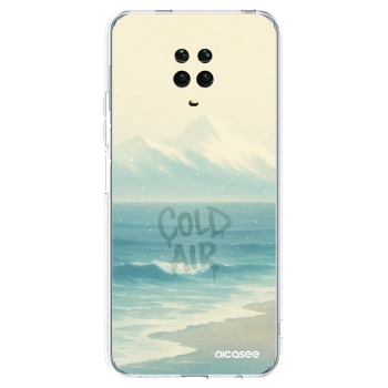 Picasee silikonový průhledný obal pro Xiaomi Redmi Note 9S - COLD AIR