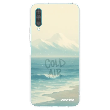 Picasee silikonový průhledný obal pro Samsung Galaxy A30s A307F - COLD AIR