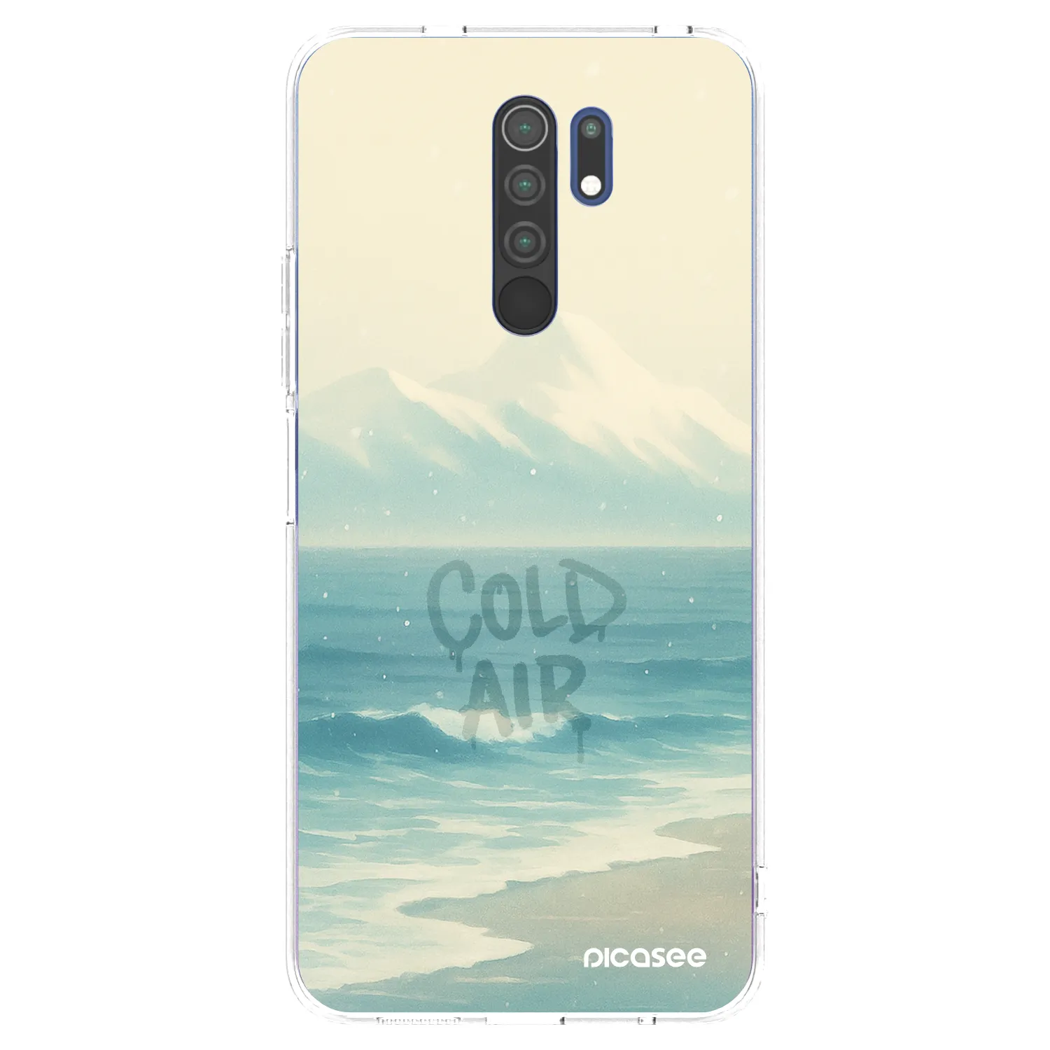 Picasee silikonový průhledný obal pro Xiaomi Redmi 9 - COLD AIR