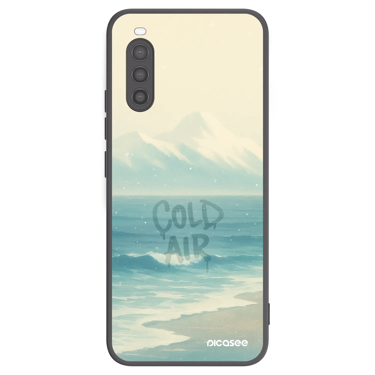Picasee silikonový černý obal pro Sony Xperia 10 II - COLD AIR