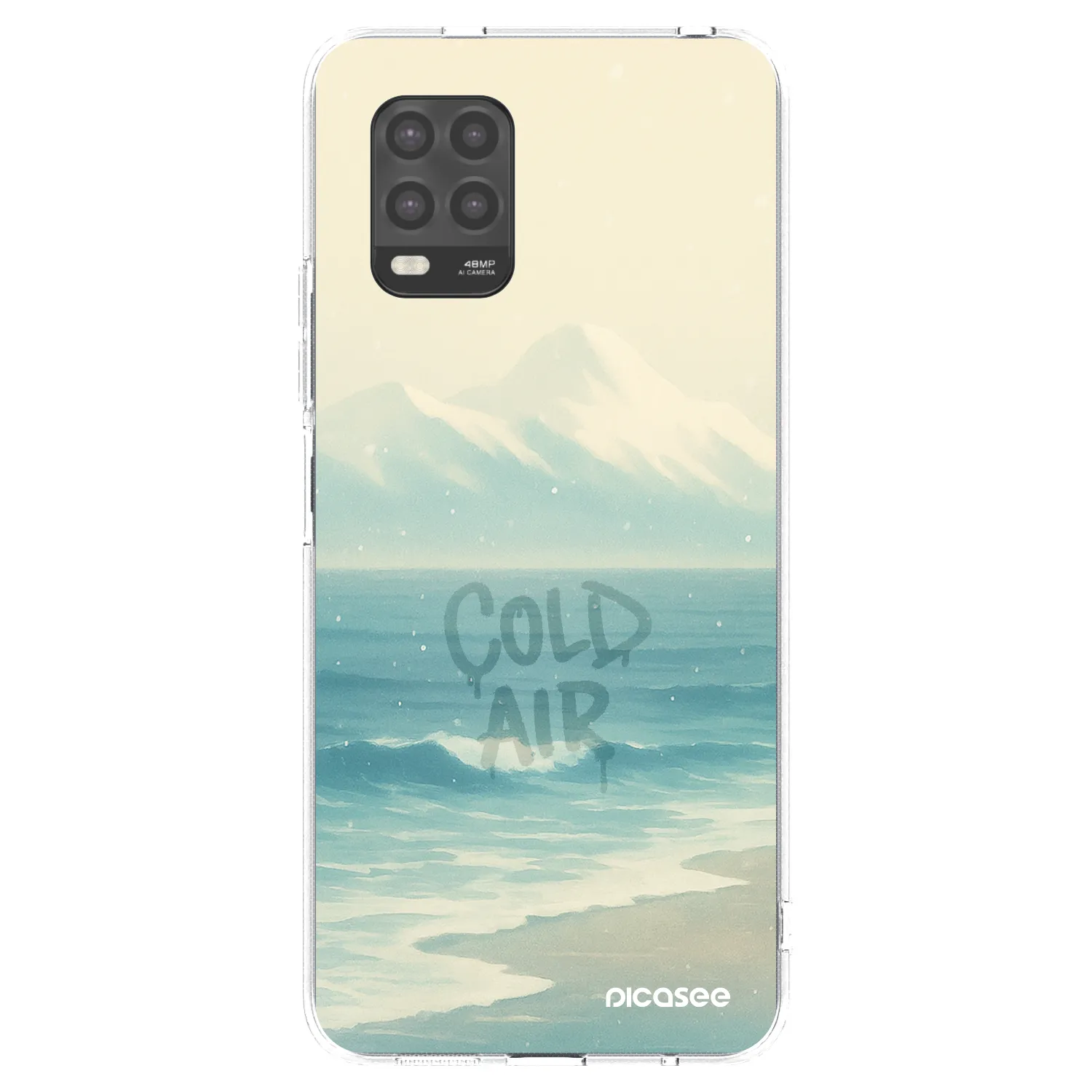Picasee silikonový průhledný obal pro Xiaomi Mi 10 Lite - COLD AIR