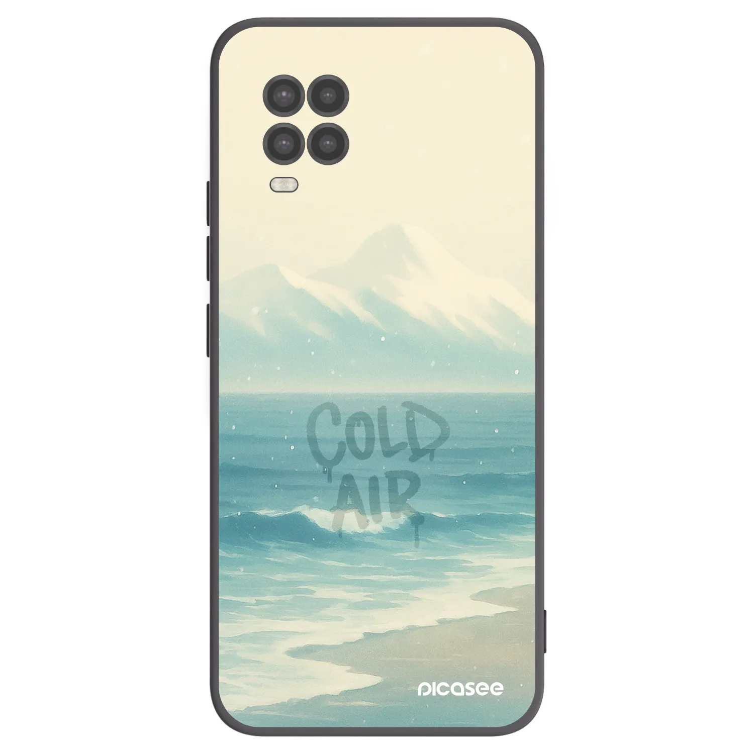 Picasee silikonový černý obal pro Xiaomi Mi 10 Lite - COLD AIR