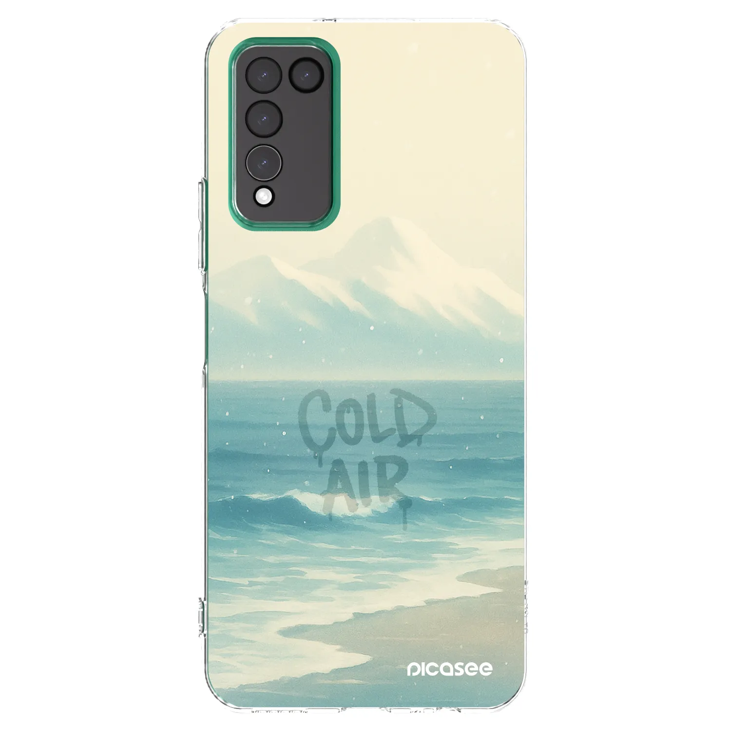 Picasee silikonový průhledný obal pro Honor 10X Lite - COLD AIR