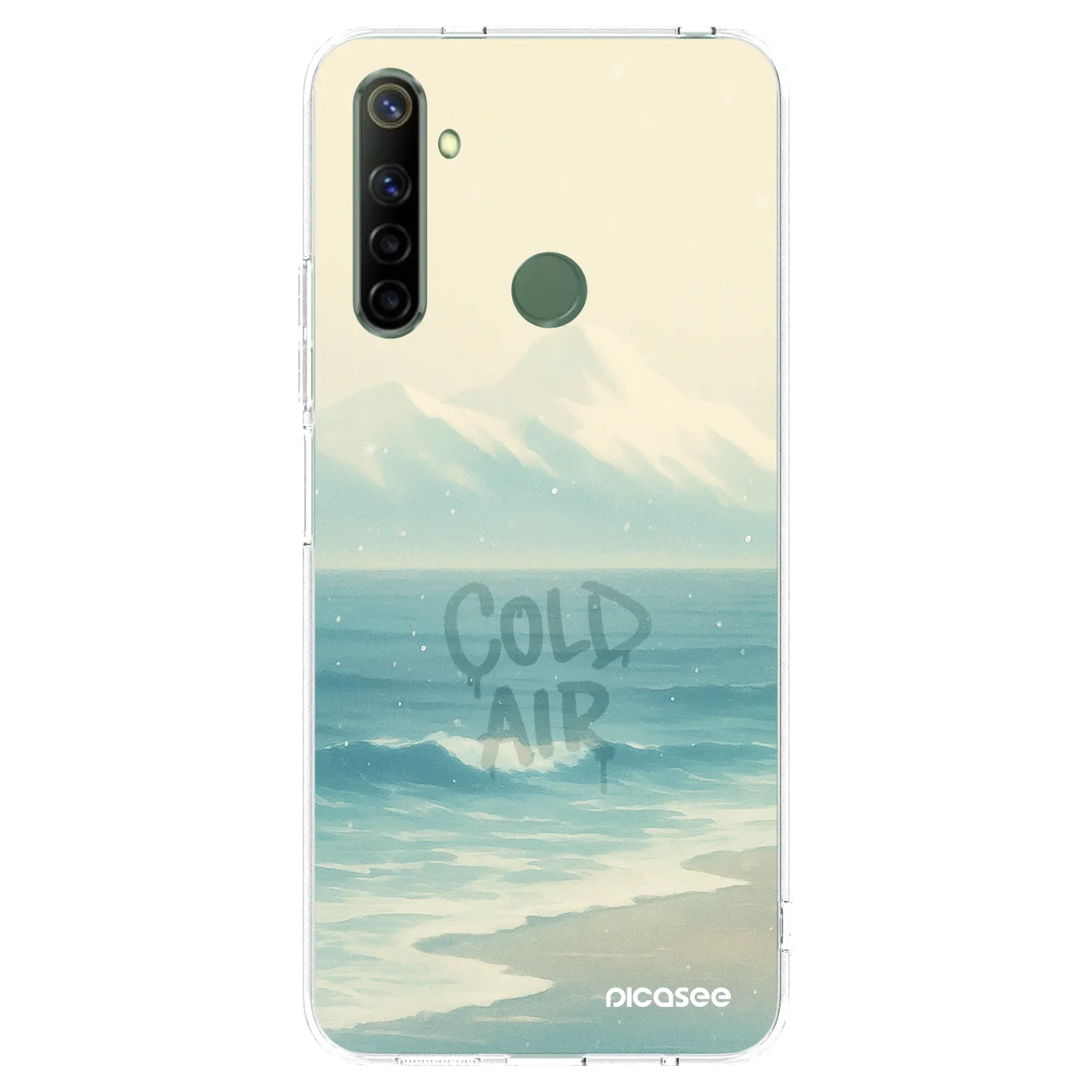 Picasee silikonový průhledný obal pro Realme 6i - COLD AIR