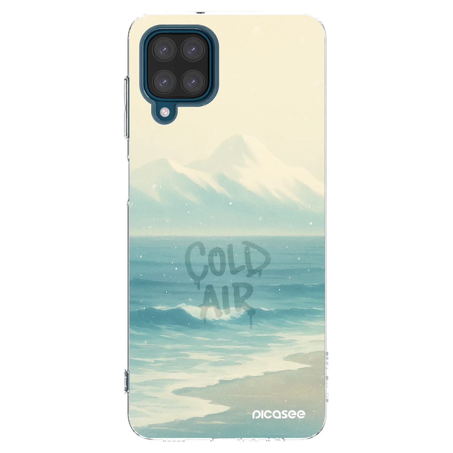 Picasee silikonový průhledný obal pro Samsung Galaxy A12 A125F - COLD AIR
