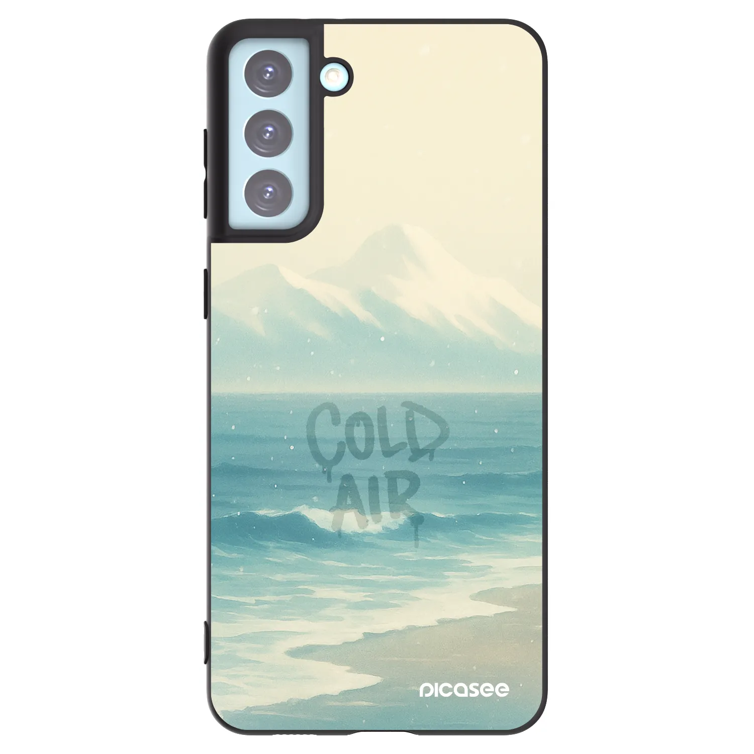 Picasee silikonový černý obal pro Samsung Galaxy S21+ 5G G996F - COLD AIR