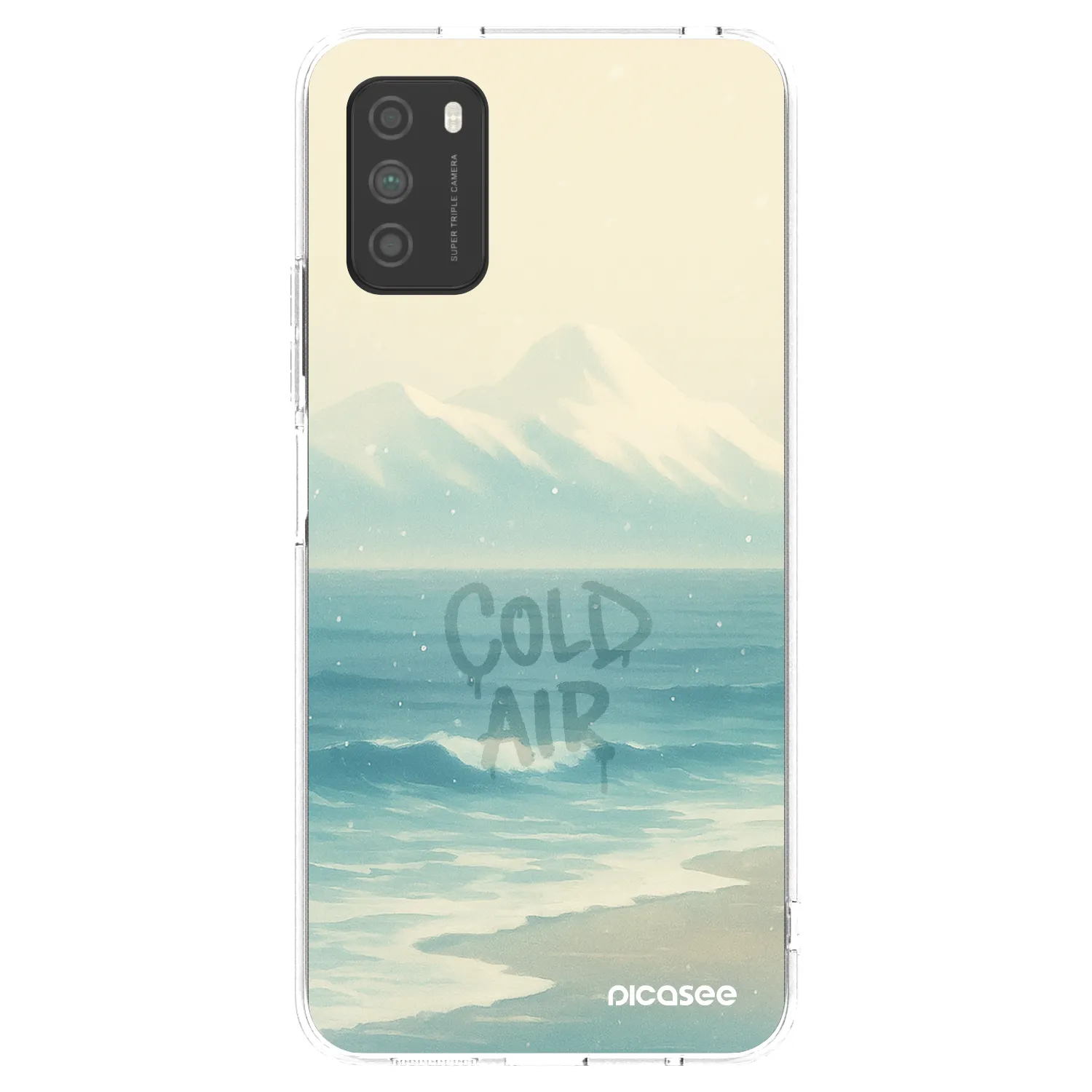 Picasee silikonový průhledný obal pro Xiaomi Poco M3 - COLD AIR
