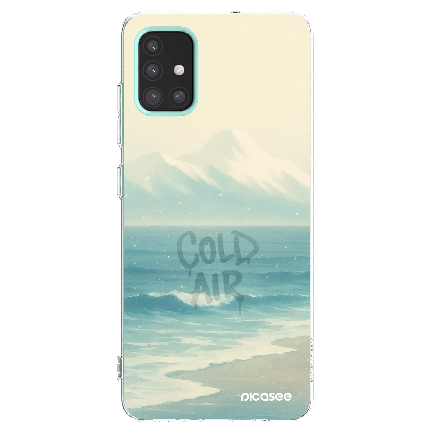 Picasee silikonový průhledný obal pro Samsung Galaxy M31s - COLD AIR