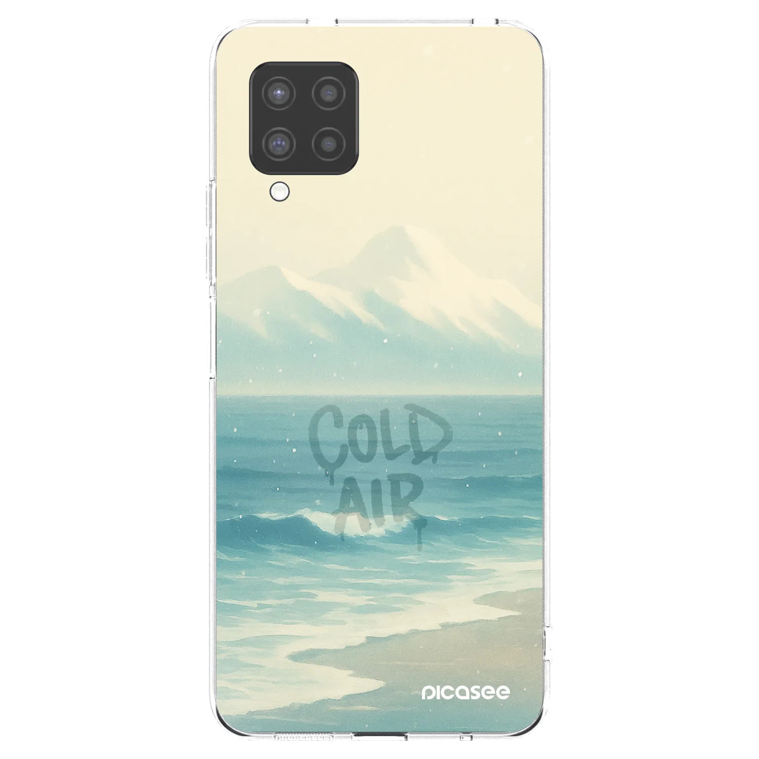 Picasee silikonový průhledný obal pro Samsung Galaxy A42 A426B - COLD AIR