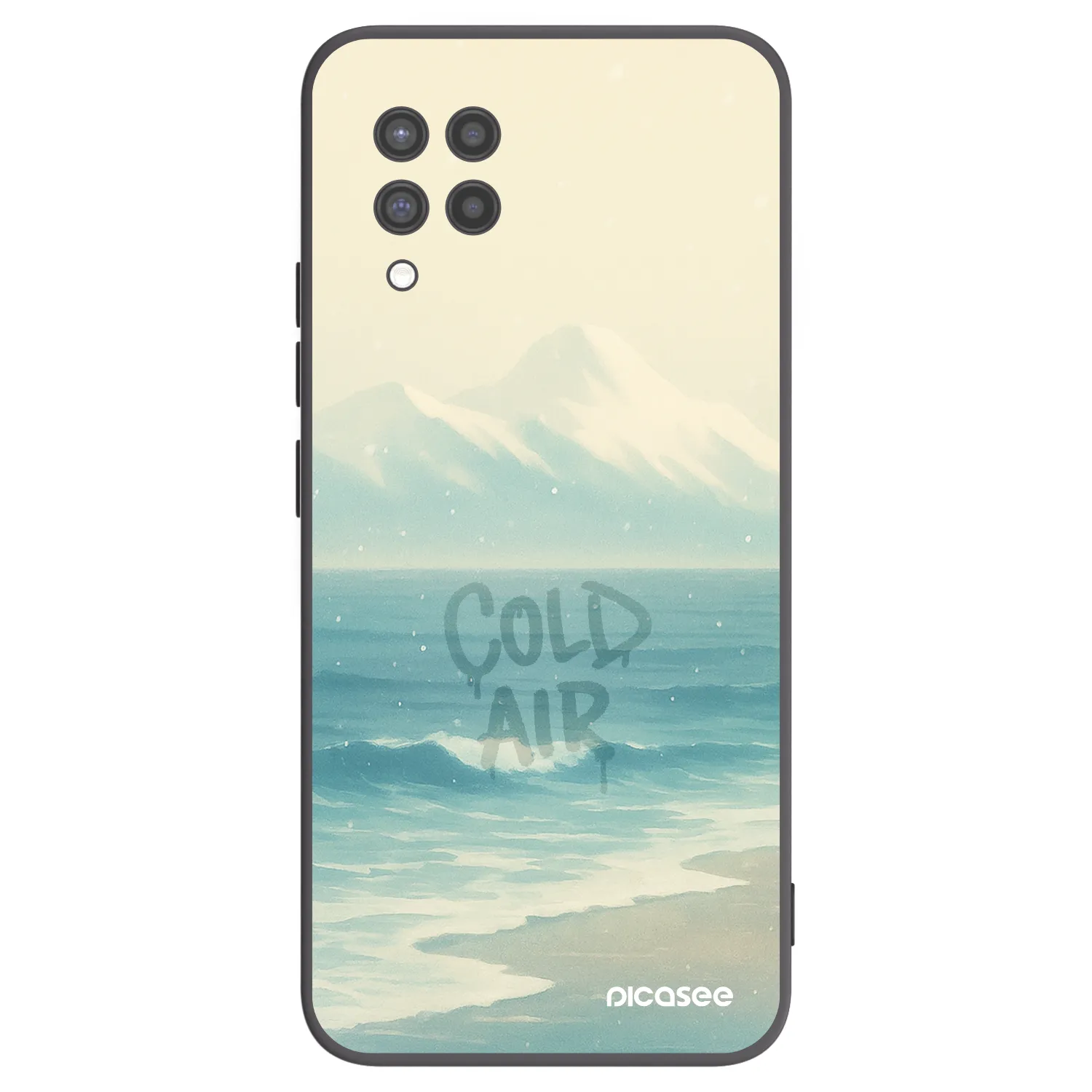 Picasee silikonový černý obal pro Samsung Galaxy A42 A426B - COLD AIR