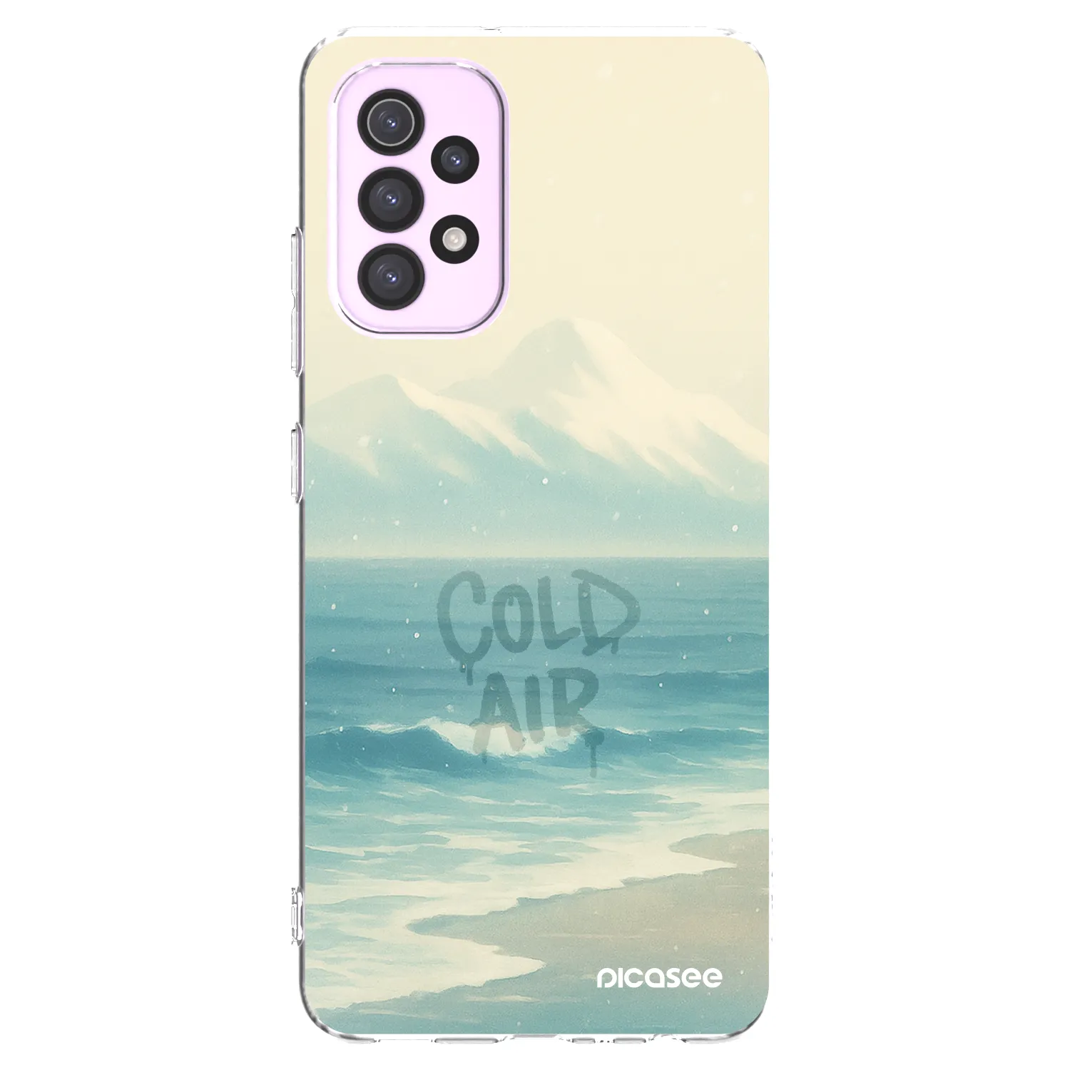 Picasee silikonový průhledný obal pro Samsung Galaxy A32 5G A326B - COLD AIR
