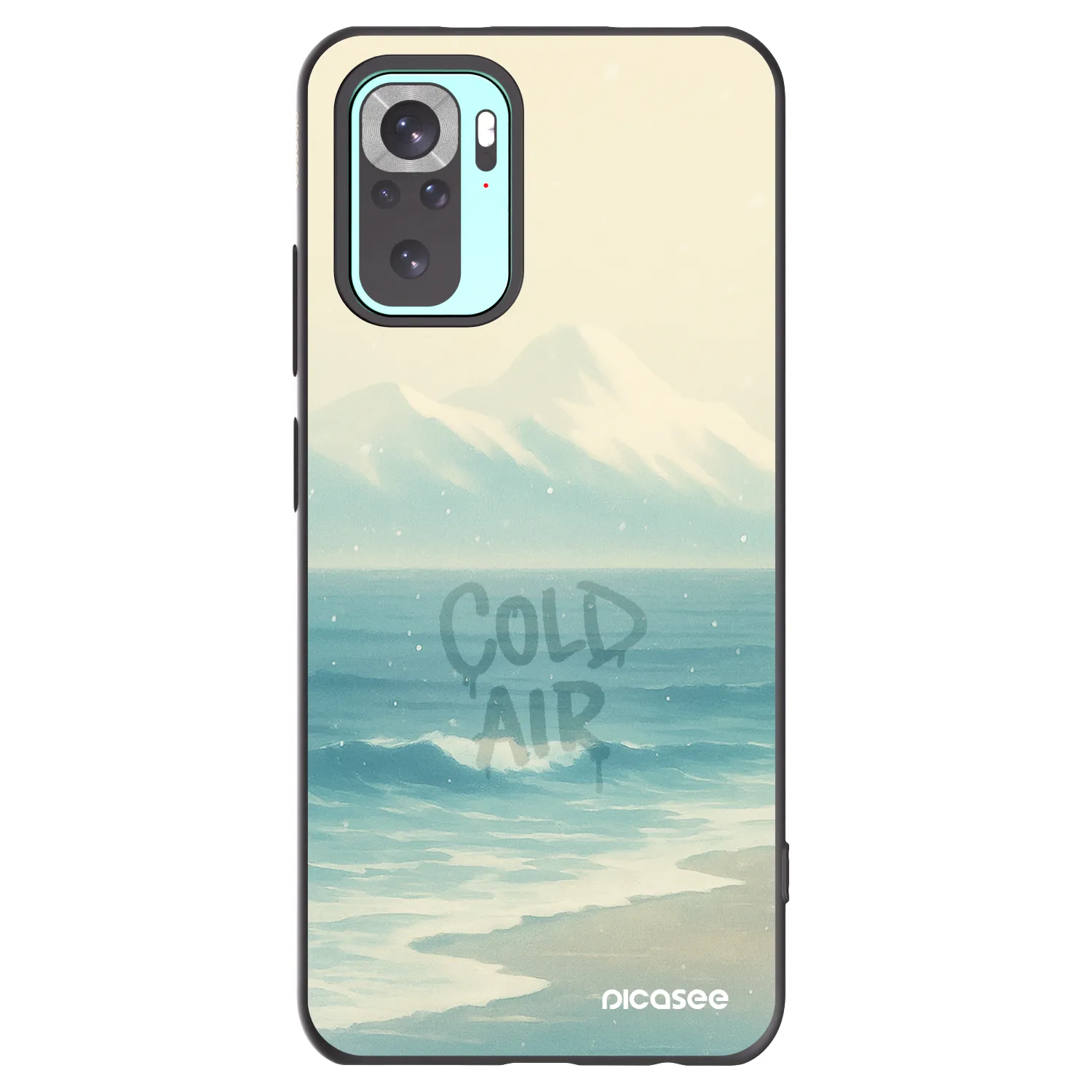 Picasee silikonový černý obal pro Xiaomi Redmi Note 10 Pro - COLD AIR