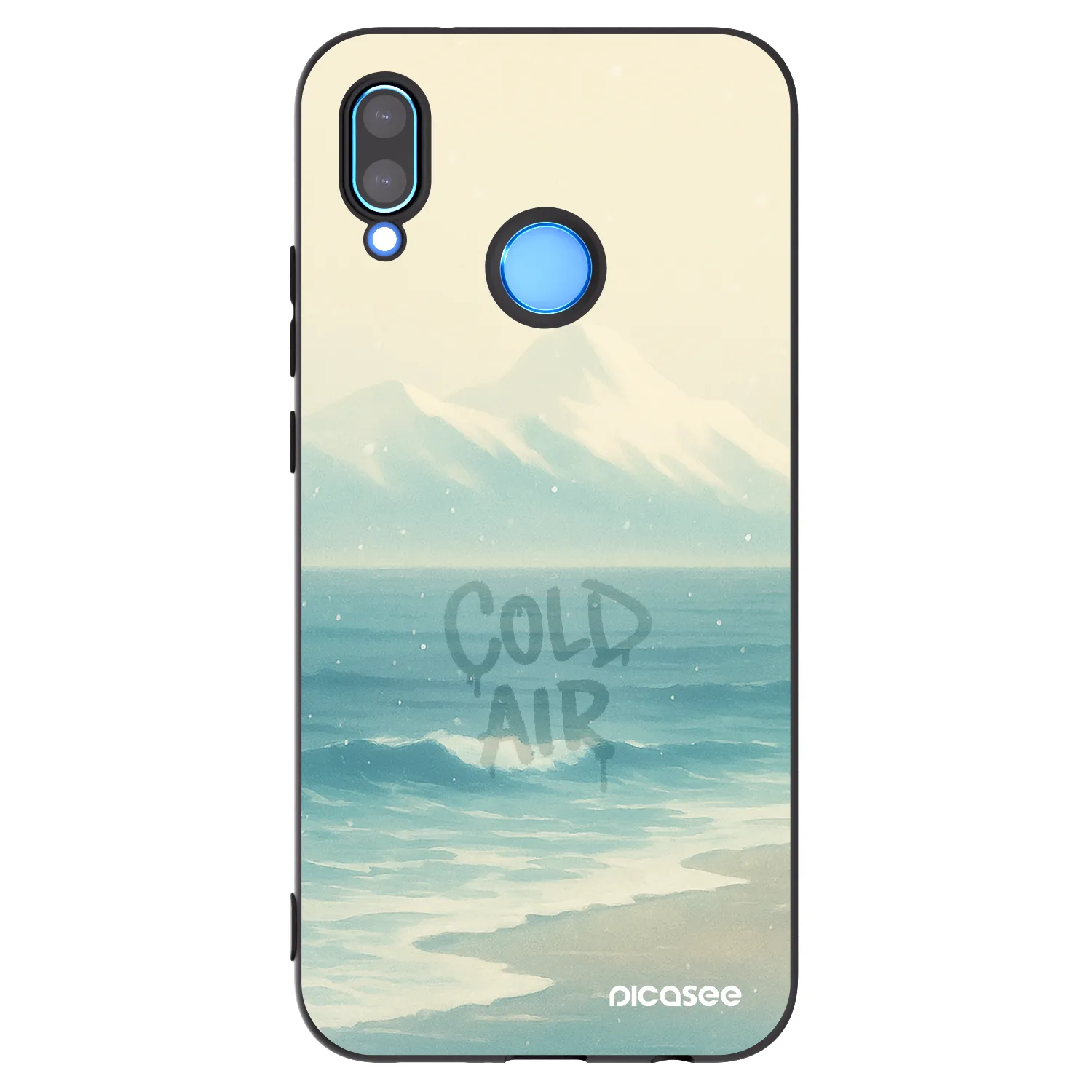 Picasee silikonový černý obal pro Huawei Mate 40 Pro - COLD AIR