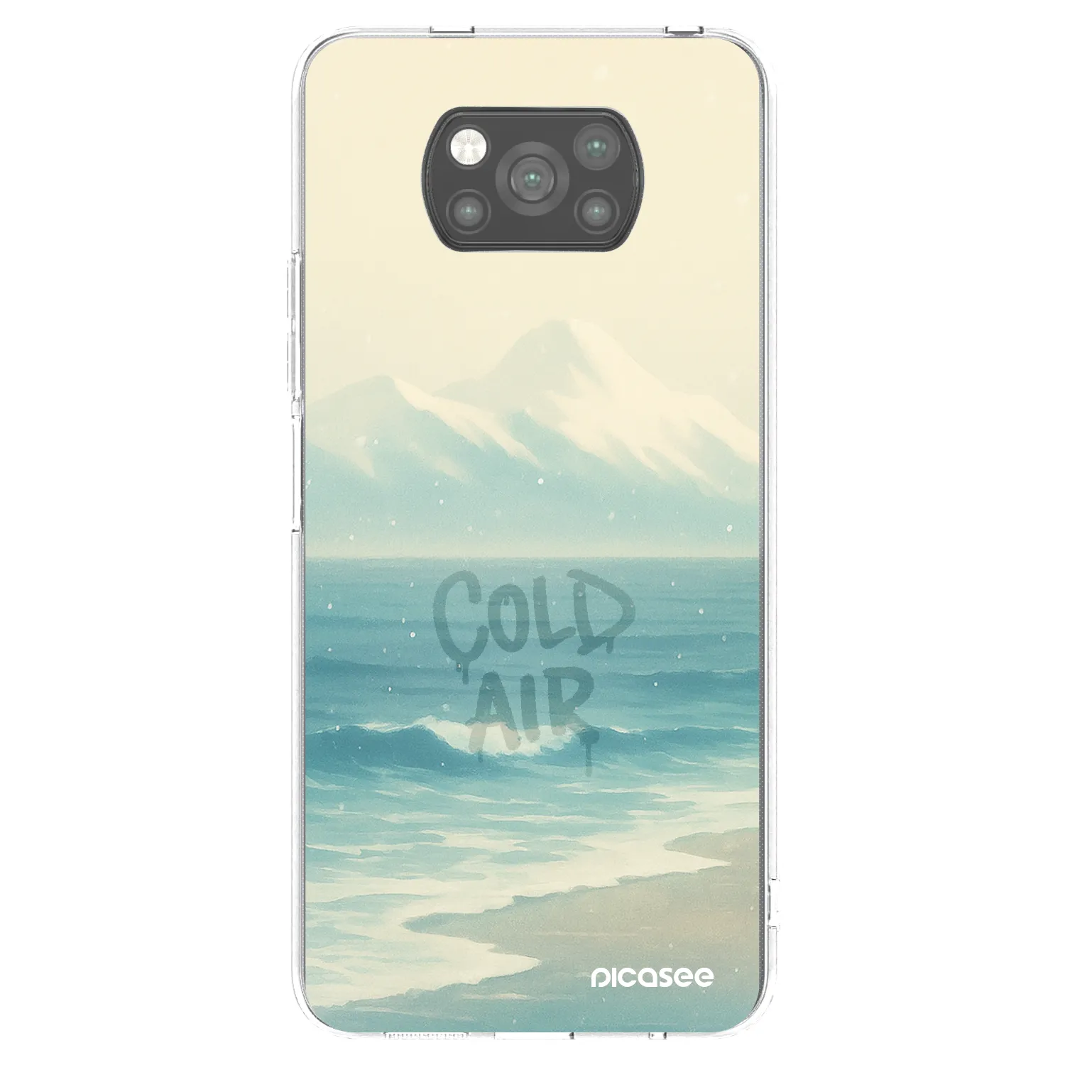 Picasee silikonový černý obal pro Xiaomi Poco X3 Pro - COLD AIR