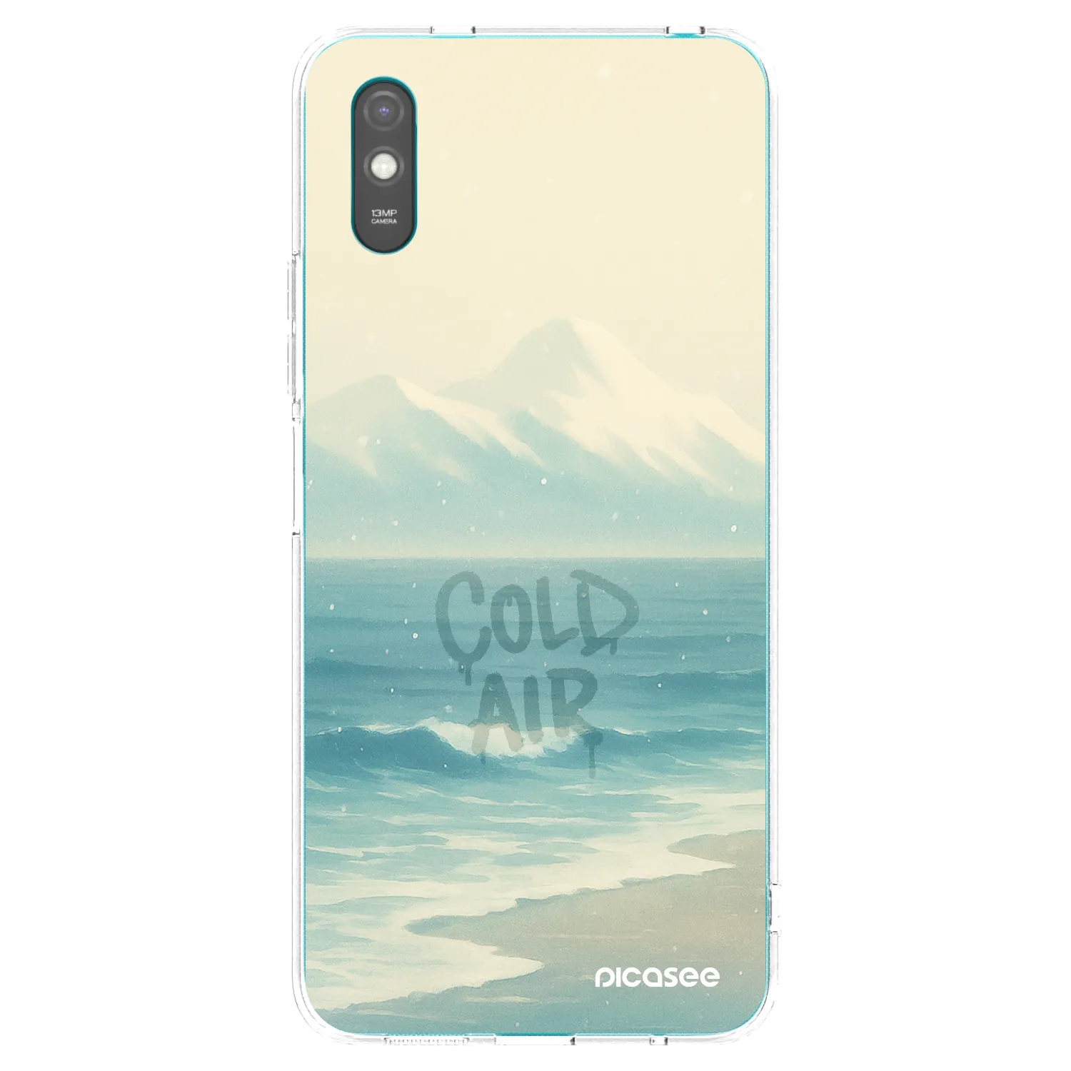 Picasee silikonový průhledný obal pro Xiaomi Redmi 9AT - COLD AIR