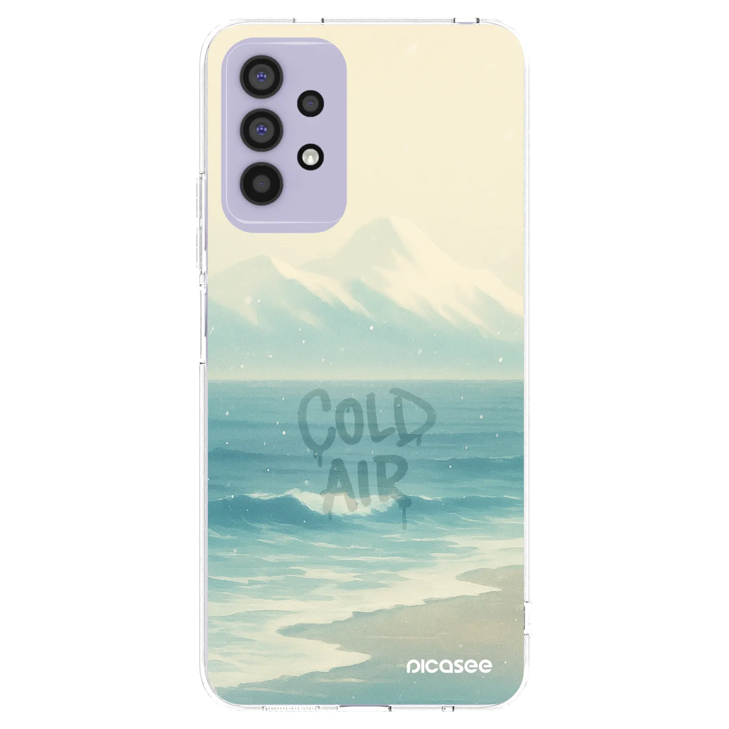 Picasee silikonový průhledný obal pro Samsung Galaxy A32 4G SM-A325F - COLD AIR