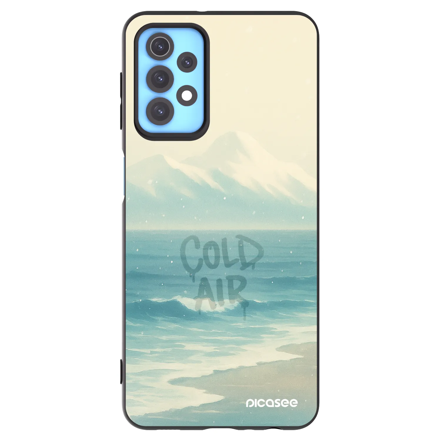 Picasee silikonový černý obal pro Samsung Galaxy A32 4G SM-A325F - COLD AIR