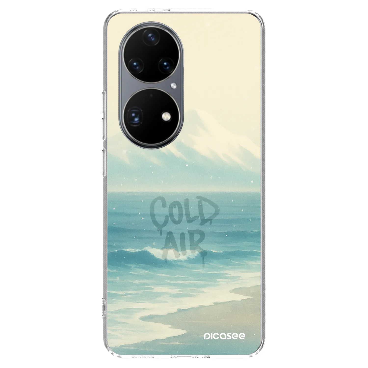 Picasee silikonový průhledný obal pro Huawei P50 - COLD AIR