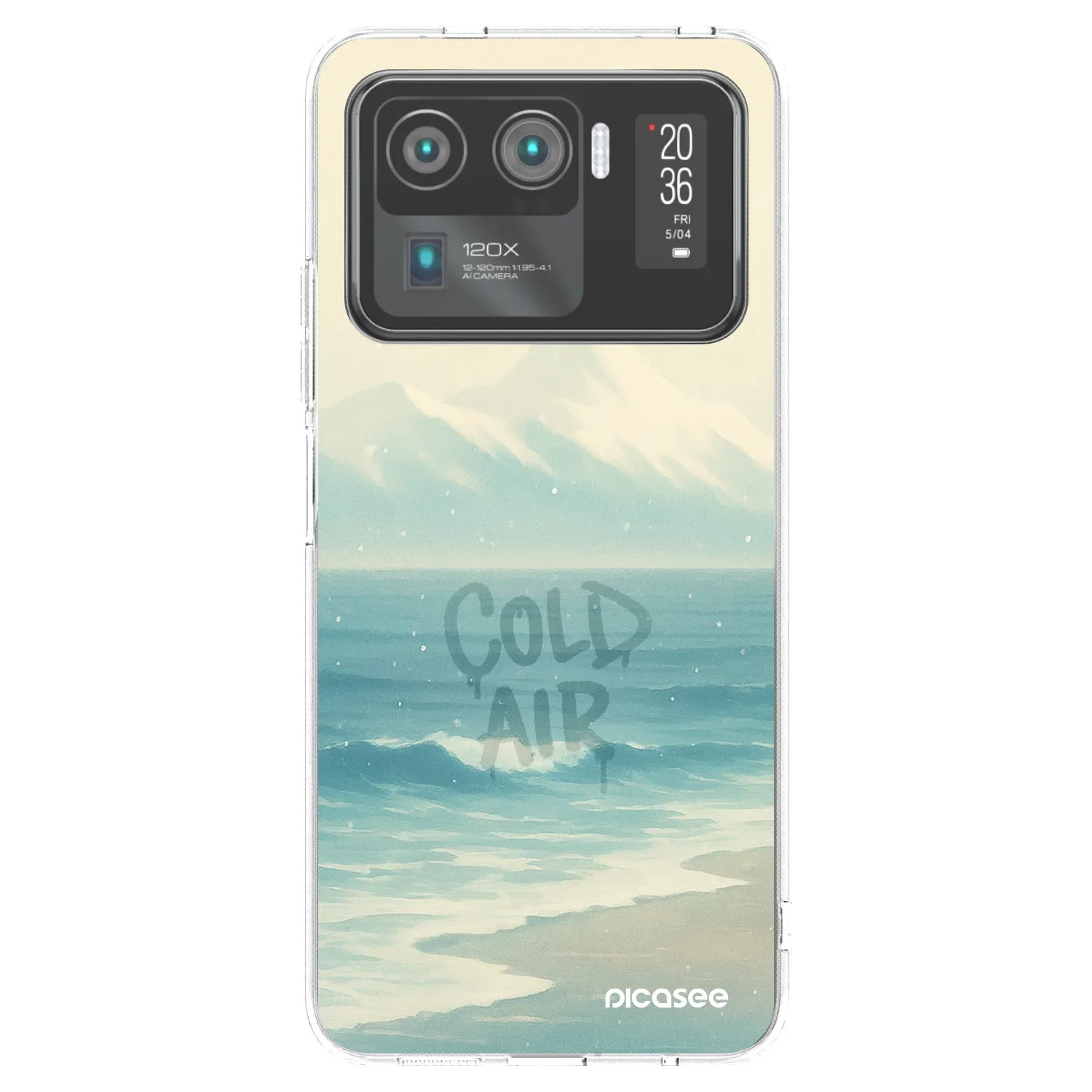 Picasee silikonový průhledný obal pro Xiaomi Mi 11 Ultra - COLD AIR