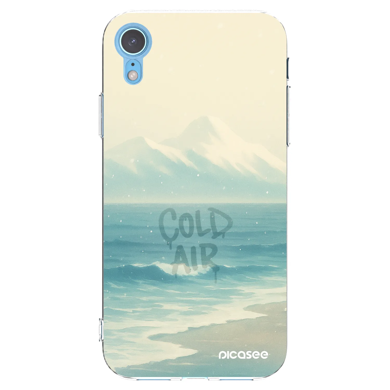 Picasee silikonový průhledný obal pro Apple iPhone XR - COLD AIR