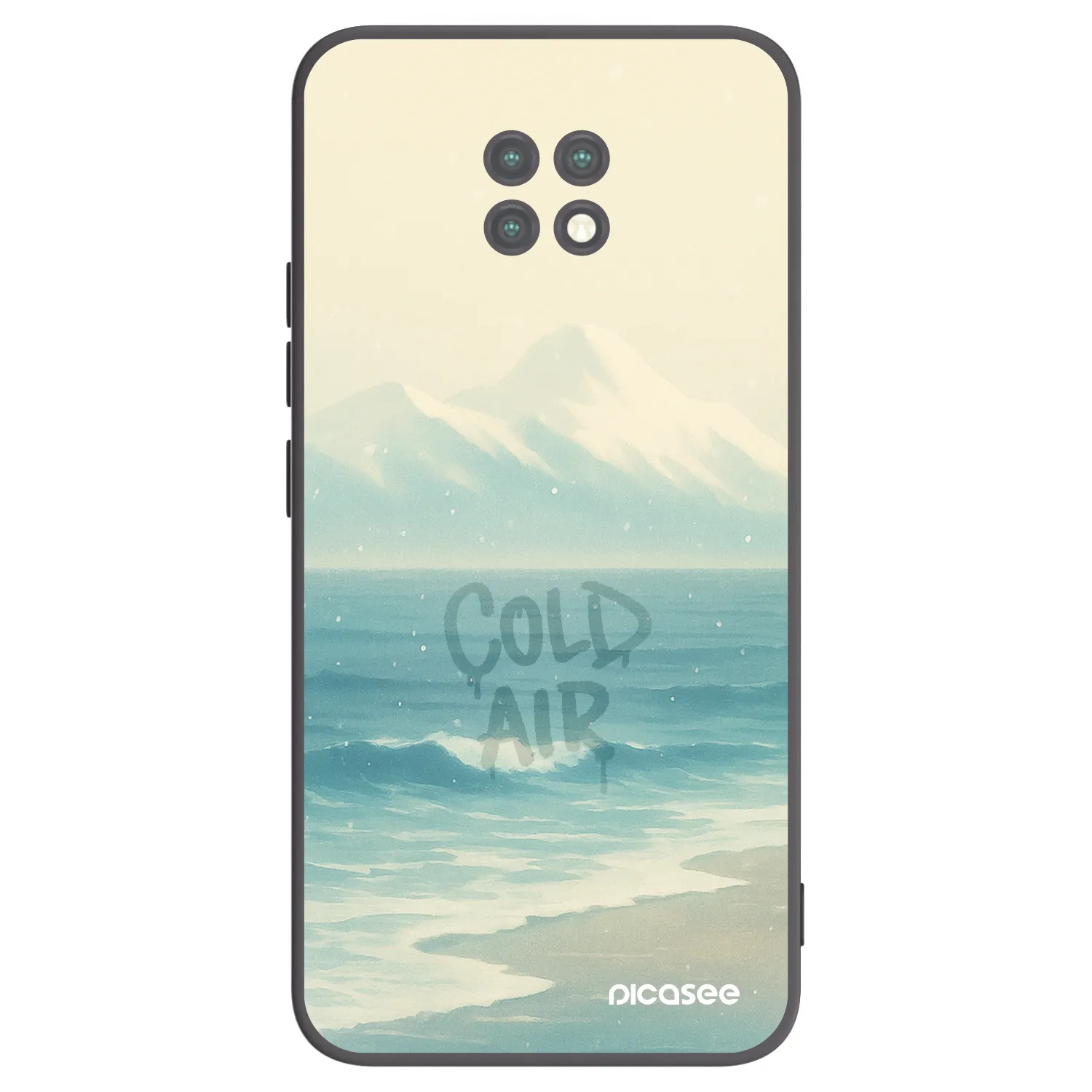 Picasee silikonový černý obal pro Xiaomi Redmi Note 9T - COLD AIR