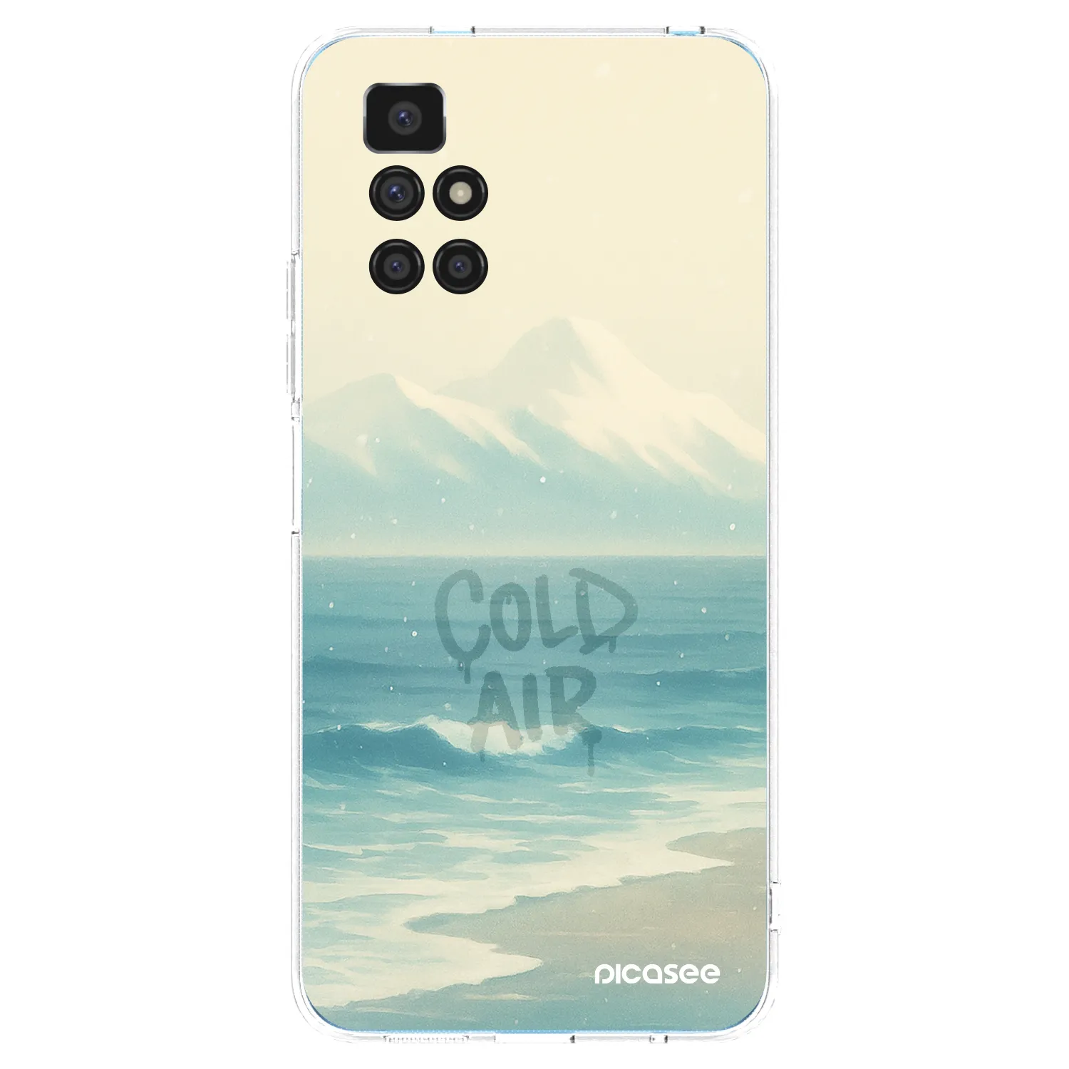 Picasee silikonový průhledný obal pro Xiaomi Redmi 10 - COLD AIR