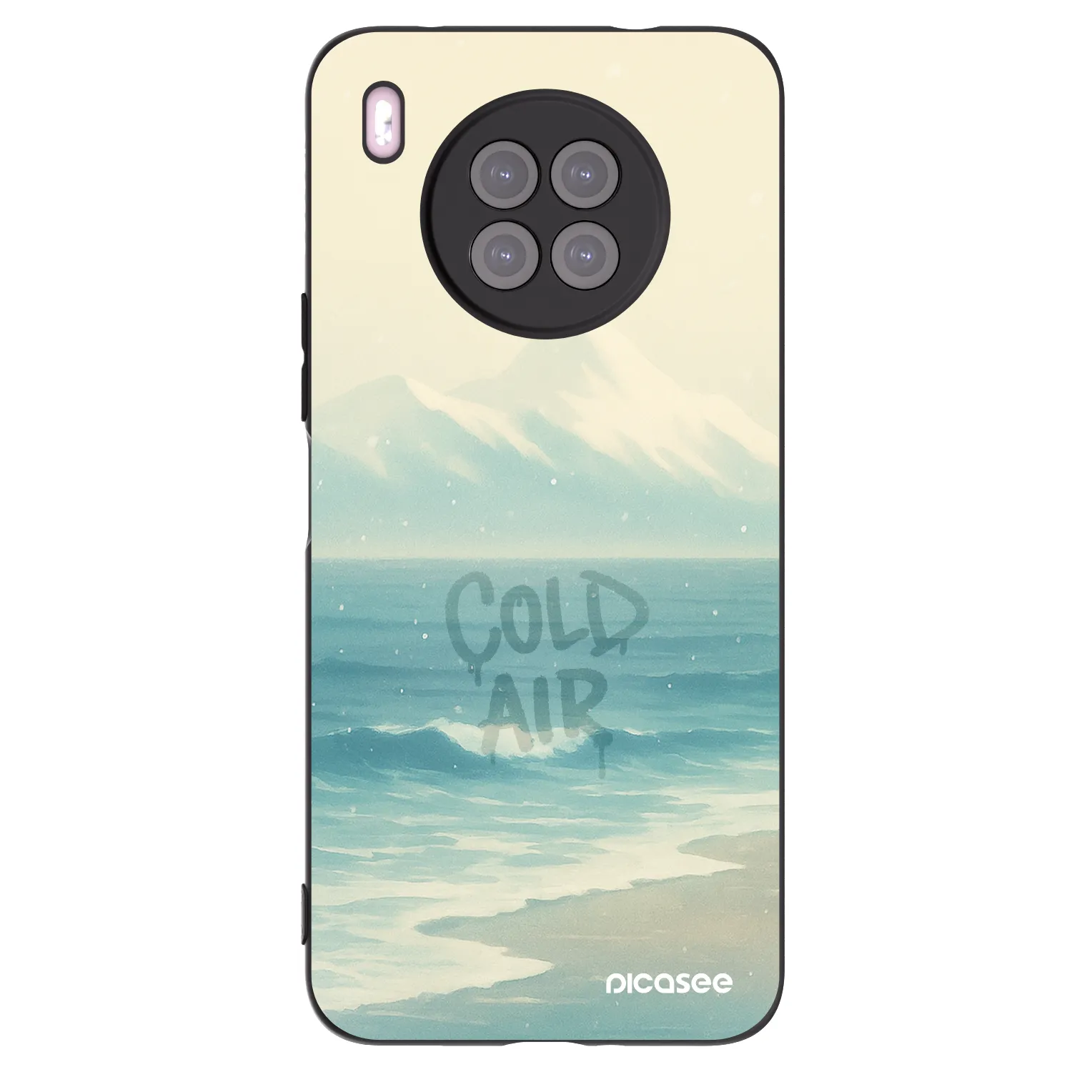 Picasee silikonový černý obal pro Huawei Nova 8i - COLD AIR