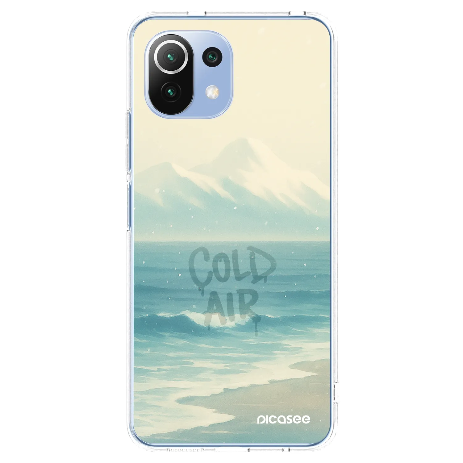 Picasee silikonový průhledný obal pro Xiaomi 11 Lite 5G NE - COLD AIR