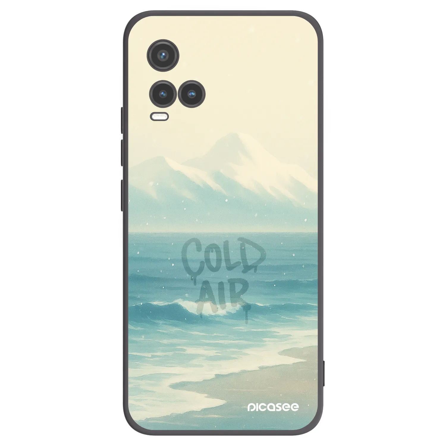 Picasee silikonový černý obal pro Vivo Y33s - COLD AIR