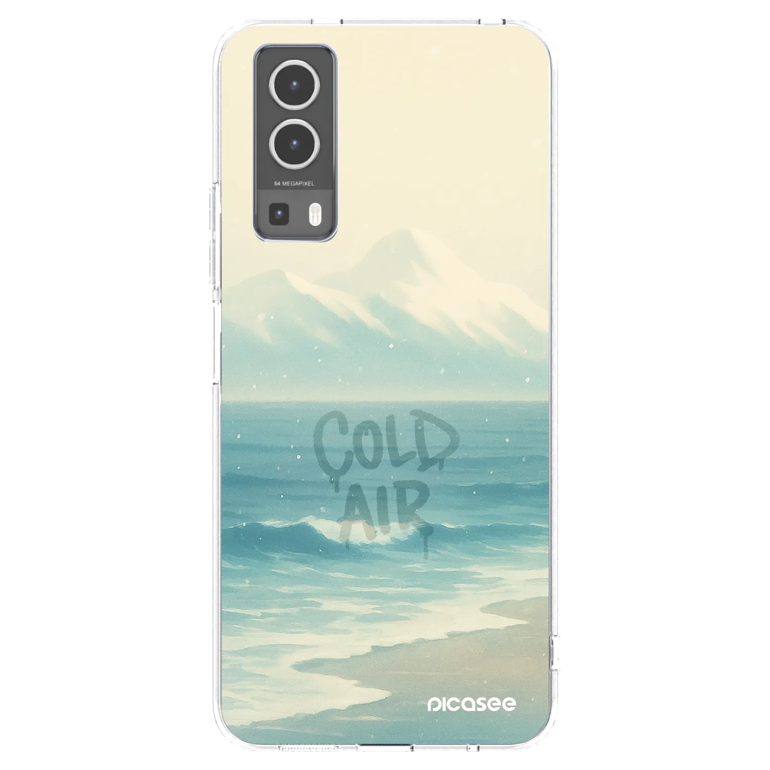 Picasee silikonový průhledný obal pro Vivo Y72 5G - COLD AIR