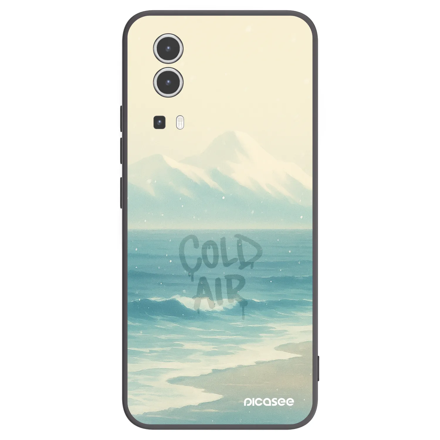 Picasee silikonový černý obal pro Vivo Y72 5G - COLD AIR