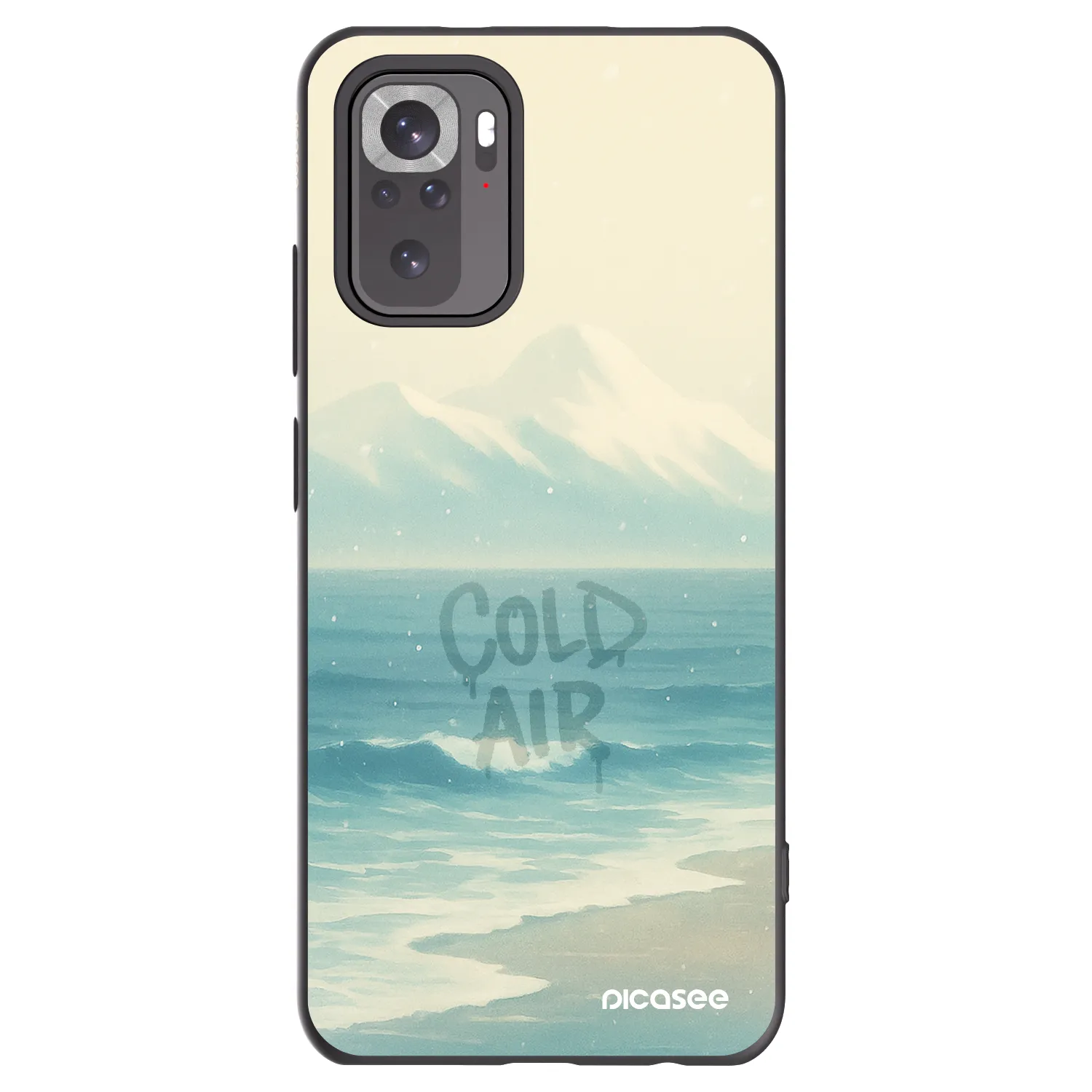 Picasee silikonový černý obal pro Xiaomi Redmi Note 11S 4G - COLD AIR