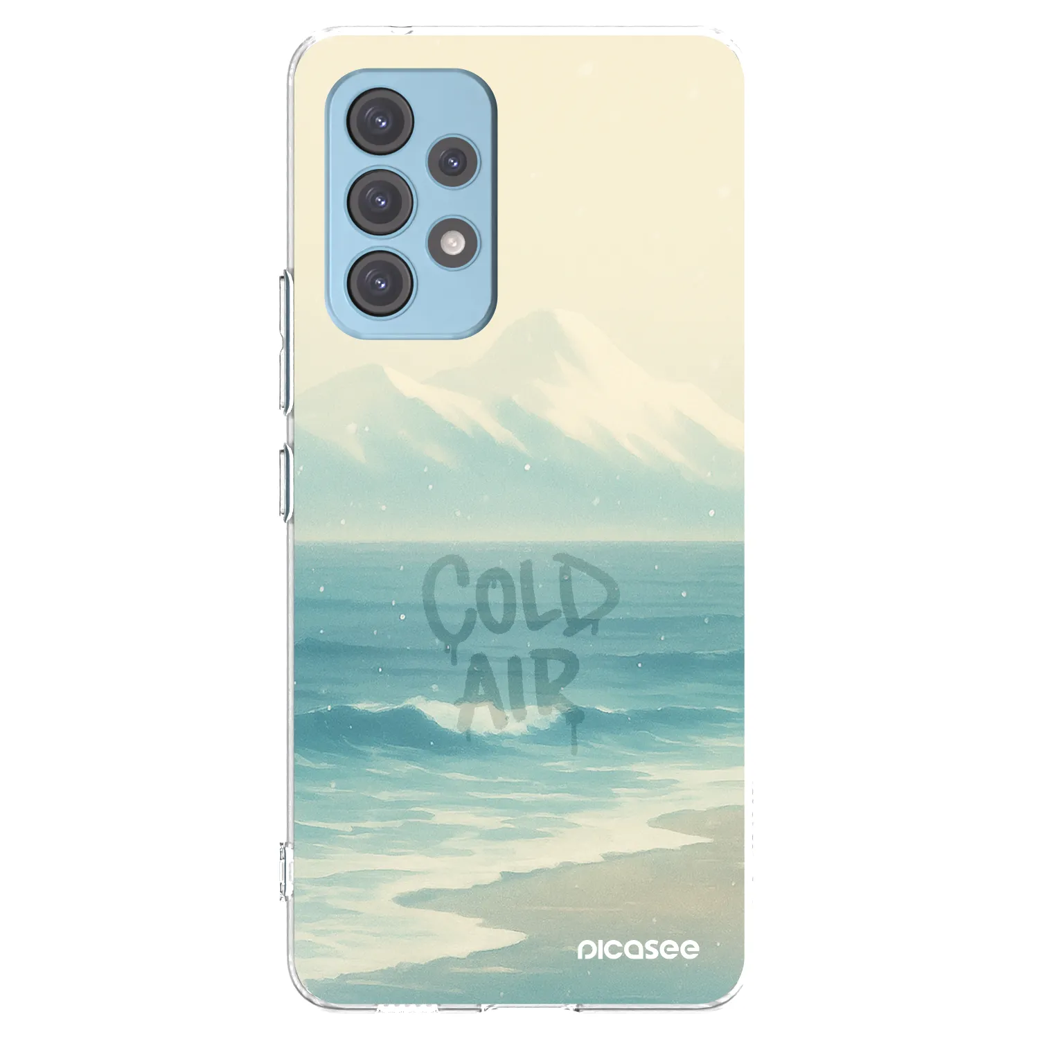 Picasee silikonový průhledný obal pro Samsung Galaxy A53 5G A536 - COLD AIR